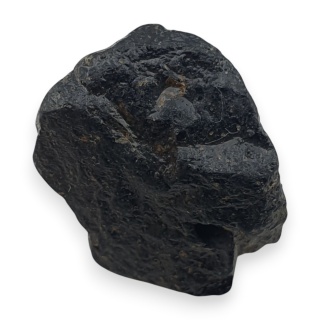 Czarny turmalin bryłka z dziurką 17x14 mm nr 344