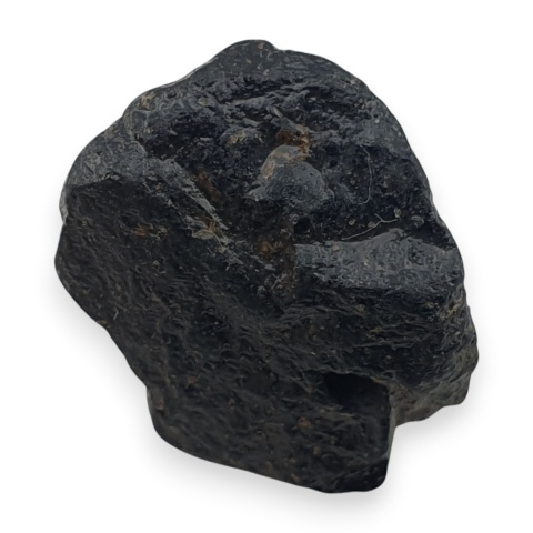 Czarny turmalin bryłka z dziurką 17x14 mm nr 344