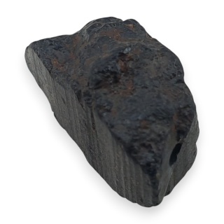 Czarny turmalin bryłka z dziurką 18x12 mm nr 282