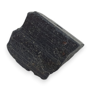 Czarny turmalin bryłka z dziurką 18x13 mm nr 323