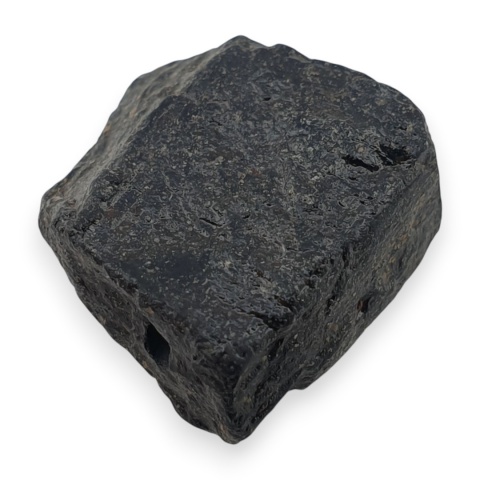 Black tourmaline nugget with a hole 18x14 mm no 321