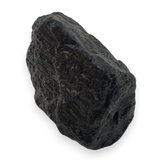 Czarny turmalin bryłka z dziurką 18x14 mm nr 321