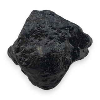 Czarny turmalin bryłka z dziurką 18x14 mm nr 327