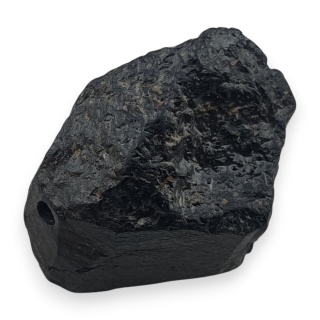 Czarny turmalin bryłka z dziurką 18x14 mm nr 346