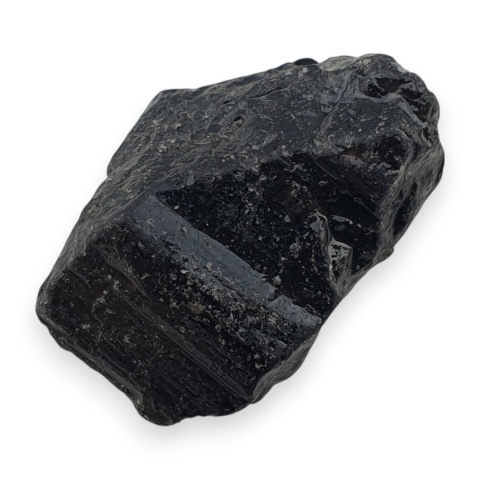 Black tourmaline nugget with a hole 18x15 mm no 353
