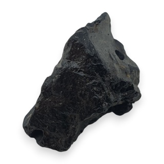 Czarny turmalin bryłka z dziurką 19x11 mm nr 295