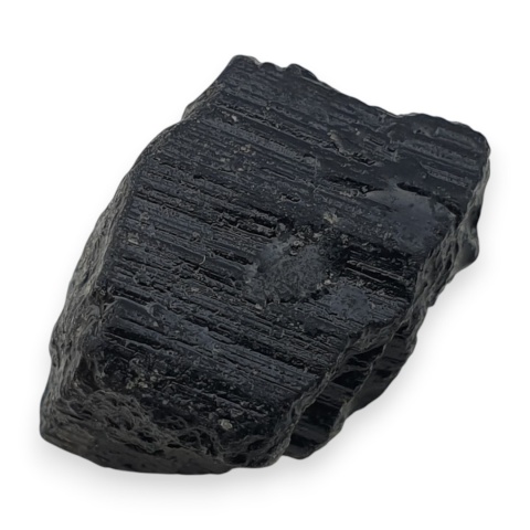 Czarny turmalin bryłka z dziurką 19x12 mm nr 317
