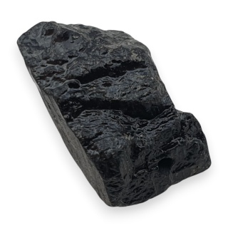 Czarny turmalin bryłka z dziurką 19x12 mm nr 317