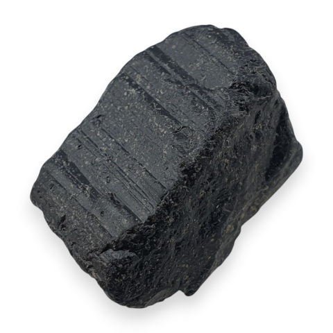 Czarny turmalin bryłka z dziurką 19x13 mm nr 322