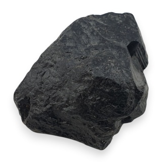 Czarny turmalin bryłka z dziurką 19x14 mm nr 308