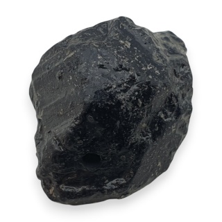 Czarny turmalin bryłka z dziurką 19x15 mm nr 315