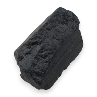Czarny turmalin bryłka z dziurką 20x13 mm nr 345