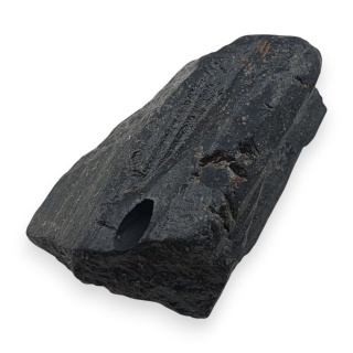 Czarny turmalin bryłka z dziurką 21x15 mm nr 289