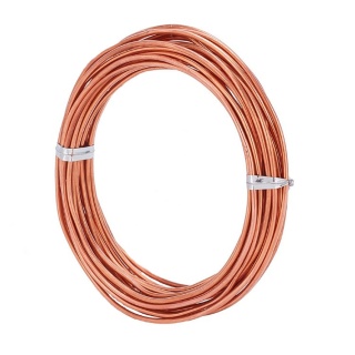 Drut miedziany okrągły 2,0 mm 2,5 m