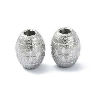Przekładka owal zdobiona stal chirurgiczna 316L 10x8 mm 1 szt