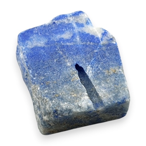 Lapis lazuli bryłka z dziurką 15x13 mm nr 142
