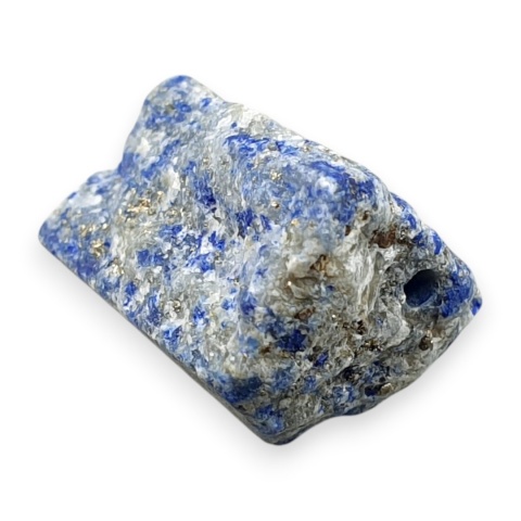 Lapis lazuli nugget with a hole 16x12 mm no 129