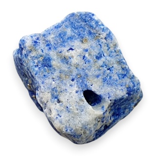 Lapis lazuli bryłka z dziurką 18x11 mm nr 140