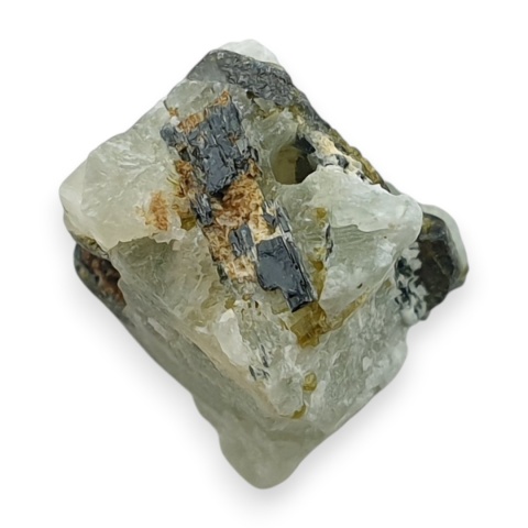 Prehnit bryłka z dziurką 11x10 mm nr 56