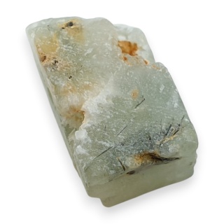 Prehnit nugget with a hole 15x10 mm no 32