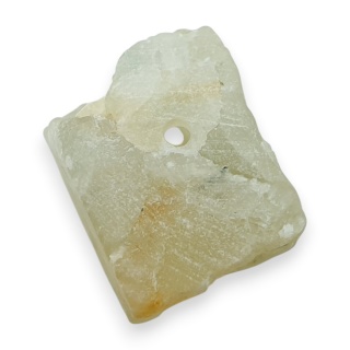 Prehnit nugget with a hole 17x10 mm no 27