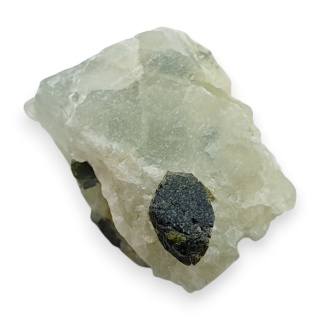 Prehnit nugget with a hole 17x10 mm no 52