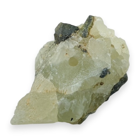 Prehnit bryłka z dziurką 20x13 mm nr 48