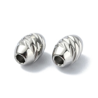 Przekładka owal nacinana stal chirurgiczna 316L 8x6 mm 1 szt