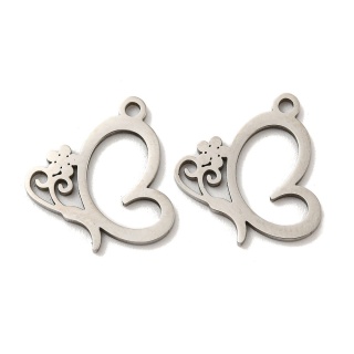 Zawieszka motyl stal 316L 15x14 mm 1 szt