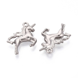 Zawieszka jednorożec stal 316L 25x21 mm 1 szt