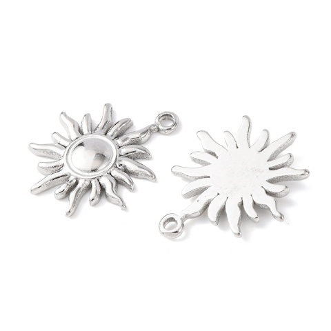 Zawieszka słońce stal szlachetna 19x16 mm 1 szt