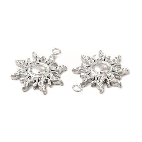 Zawieszka słońce stal szlachetna 20x17 mm 1 szt