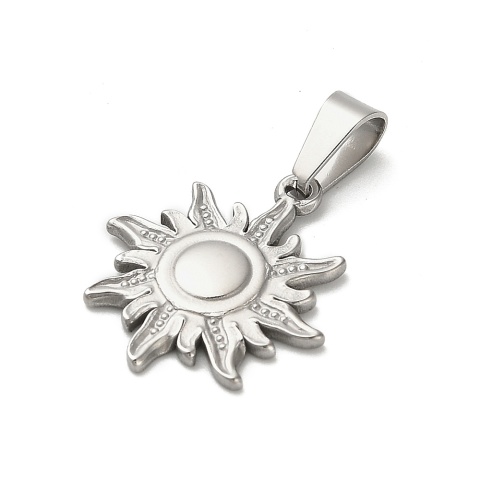 Zawieszka z krawatką słońce stal szlachetna 20,5x18 mm 1 szt