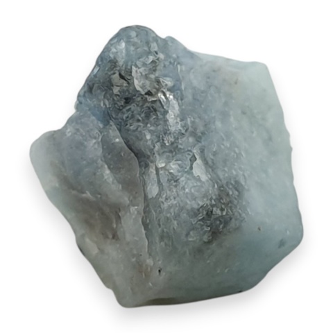 Akwamaryn bryłka z dziurką 10x10 mm nr 72