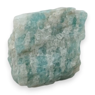 Amazonit bryłka z dziurką 10x10 mm nr 135A