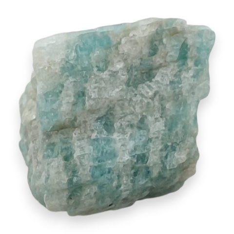 Amazonit bryłka z dziurką 10x10 mm nr 135A