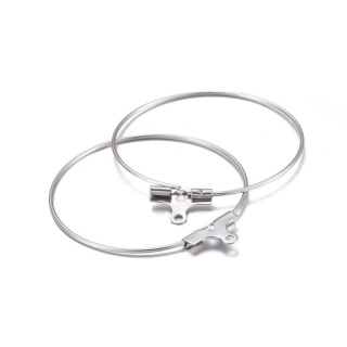 Baza kolczyka koło z uchwytem stal chirurgiczna 316L 35 mm 4 szt