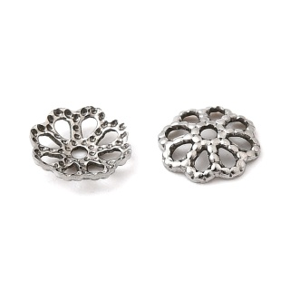 Czapeczki do koralików stal chirurgiczna 316L 5x1 mm 10 szt