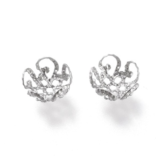 Czapeczki do koralików stal chirurgiczna 316L 8x4 mm 10 szt