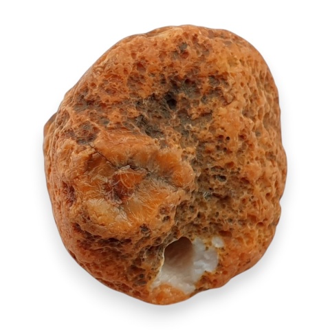 Carnelian nugget with a hole 22x19 mm no 115