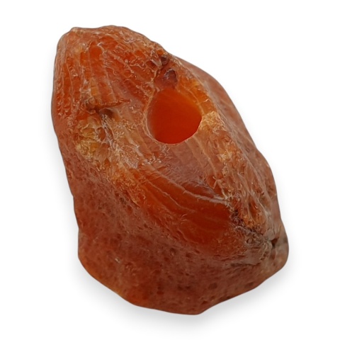 Carnelian nugget with a hole 23x21 mm no 116