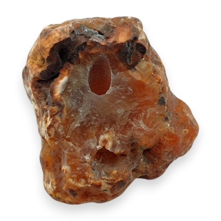 Karneol bryłka z dziurką 25x22 mm nr 85