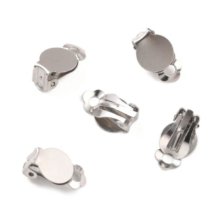 Klipsy baza z talerzykiem 10 mm stal chirurgiczna 316L 2 szt