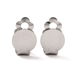 Klipsy baza z talerzykiem 10 mm stal chirurgiczna 316L 2 szt