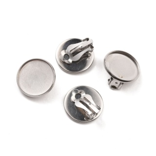 Klipsy z bazą kaboszonu 16 mm stal chirurgiczna 316L 2 szt