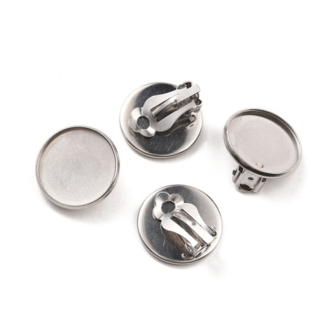Klipsy z bazą kaboszonu 16 mm stal chirurgiczna 316L 2 szt