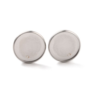 Klipsy z bazą kaboszonu 16 mm stal chirurgiczna 316L 2 szt