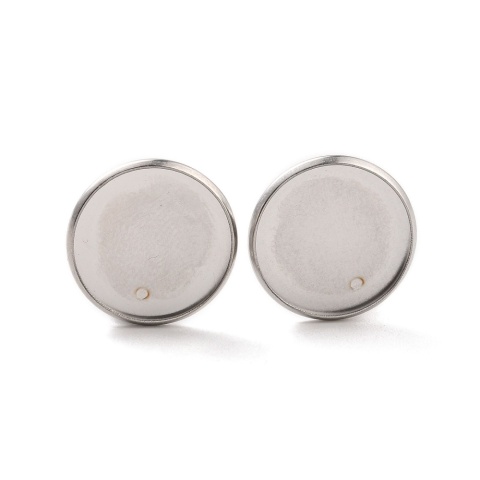 Klipsy z bazą kaboszonu 16 mm stal chirurgiczna 316L 2 szt