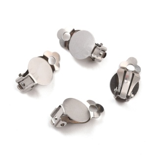 Klipsy baza z talerzykiem 12 mm stal chirurgiczna 316L 2 szt