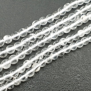 Kryształ górski kula 4 mm sznur